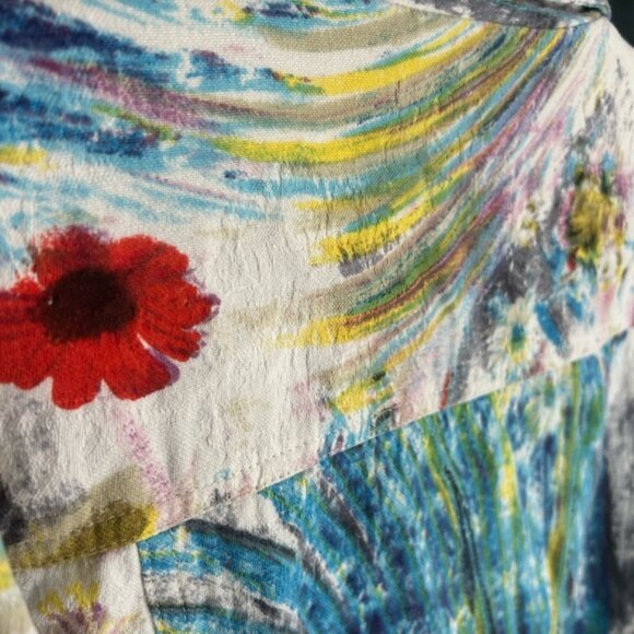 Parsley & Sage Multicolor Abstract Lined Jacket XL - Picture 13 of 16